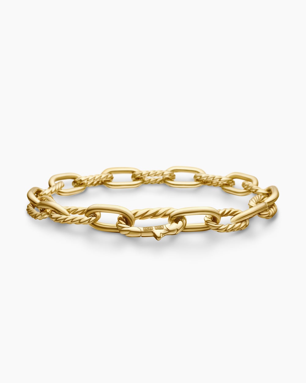 Bracelet chaîne DY Madison en or jaune 18 carats, 8,5 mm