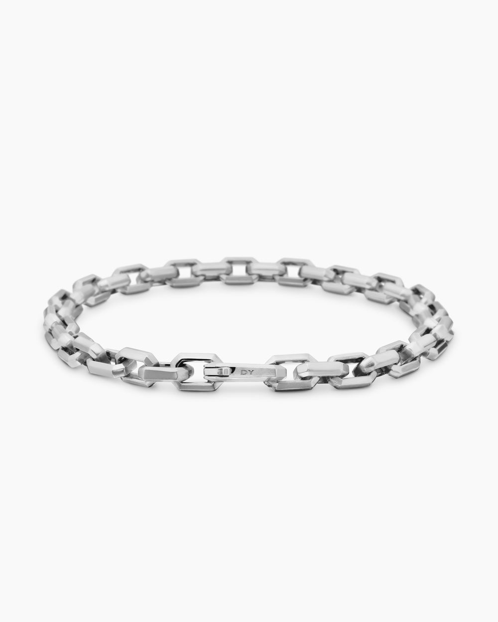 Mens Streamline Link Bracelet in Sterling Silver, 5.5mm