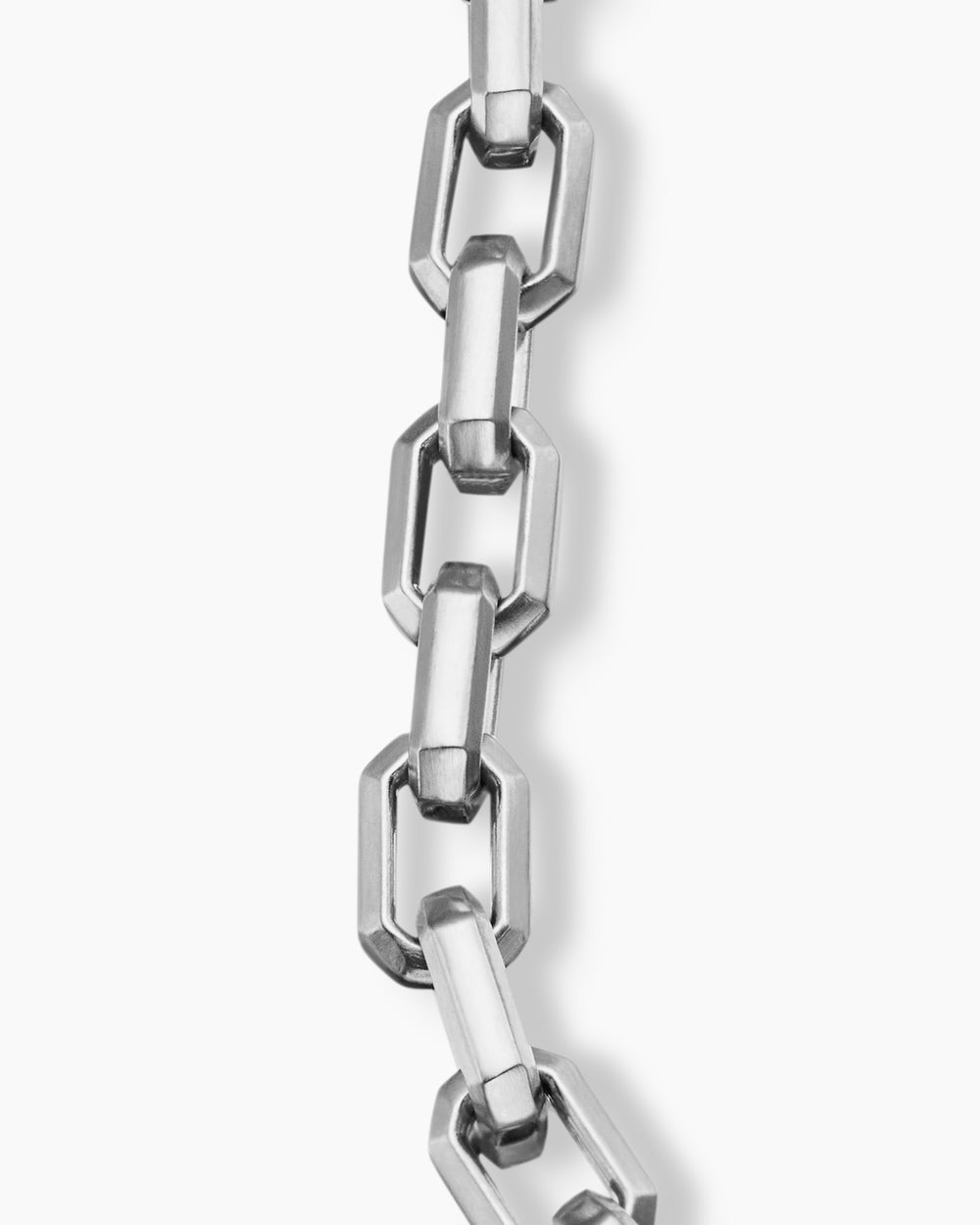Mens Streamline Link Bracelet in Sterling Silver, 5.5mm