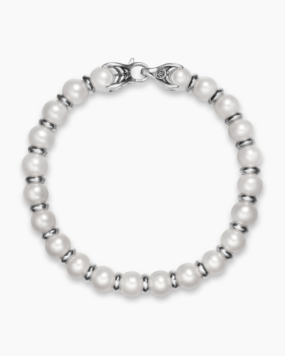 Bracelet Spiritual Beads en argent sterling, 8 mm hommes