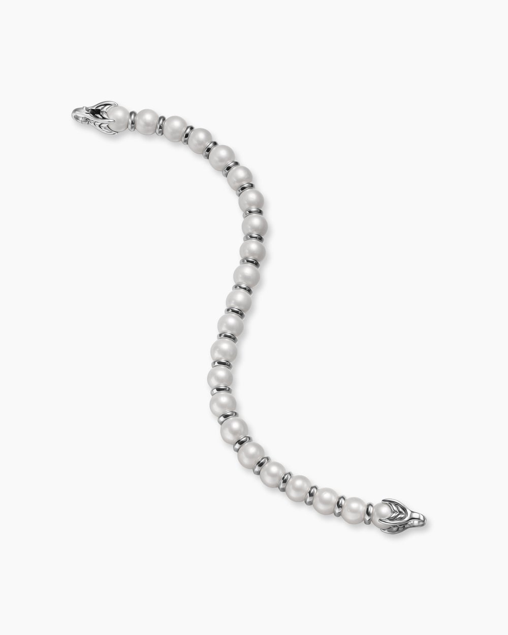Bracelet Spiritual Beads en argent sterling, 8 mm hommes