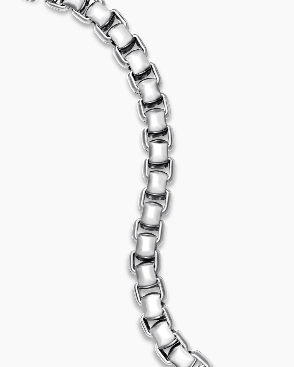 Bracelet Box Chain en argent sterling, 7,3 mm hommes