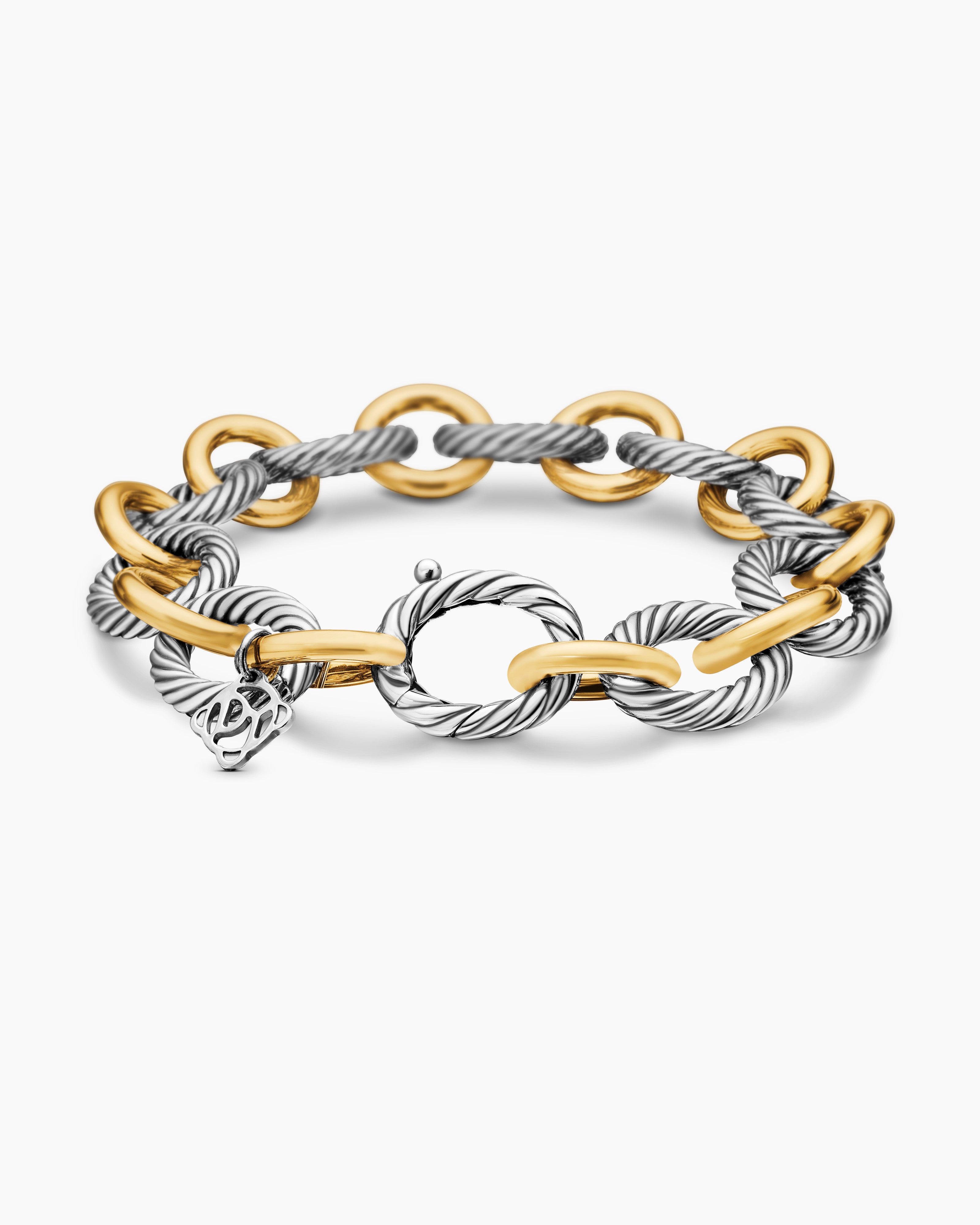 Sterling Silver Oval Link Chain Bracelet | David Yurman