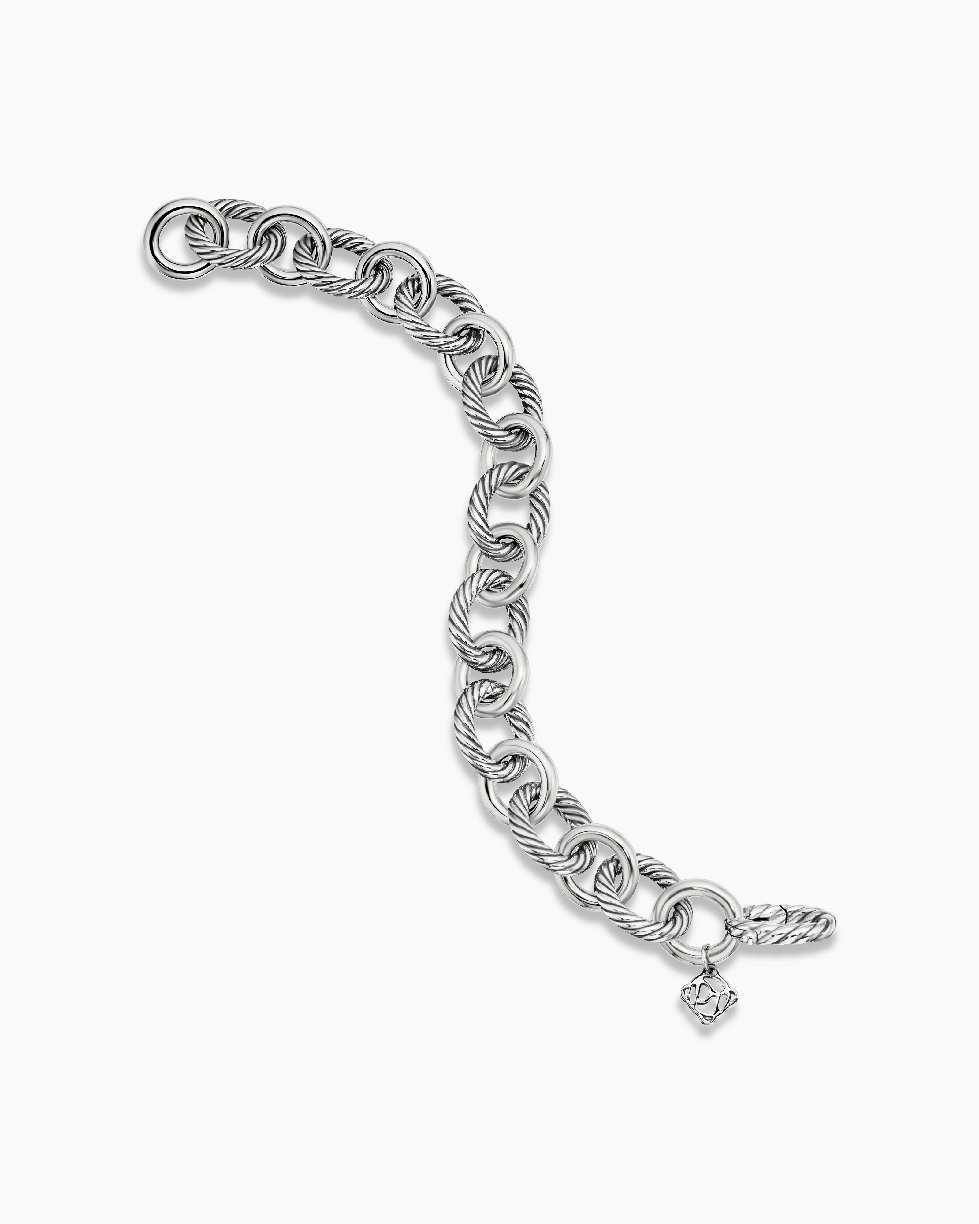 Sterling Silver Oval Link Chain Bracelet | David Yurman