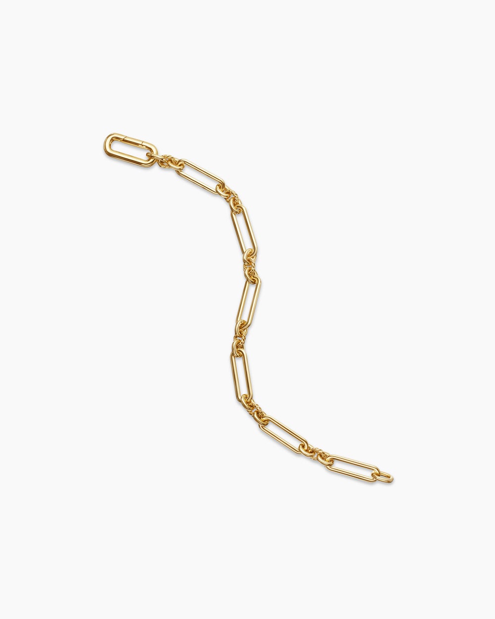 Womens Lexington Chain Bracelet in 18ct Yellow Gold, 6.5mm
