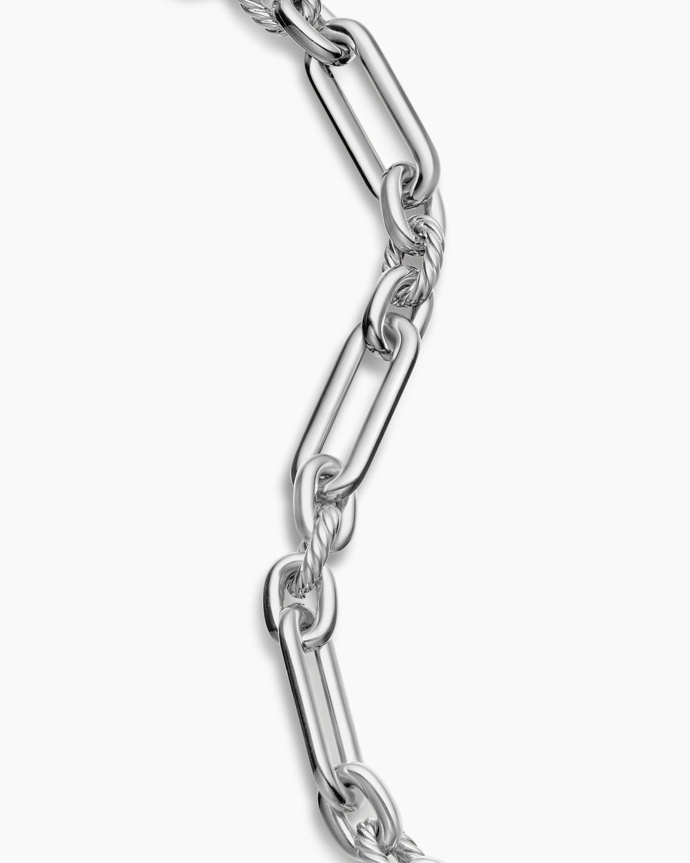 Womens Lexington Chain Bracelet in Sterling Silver, 9.8mm