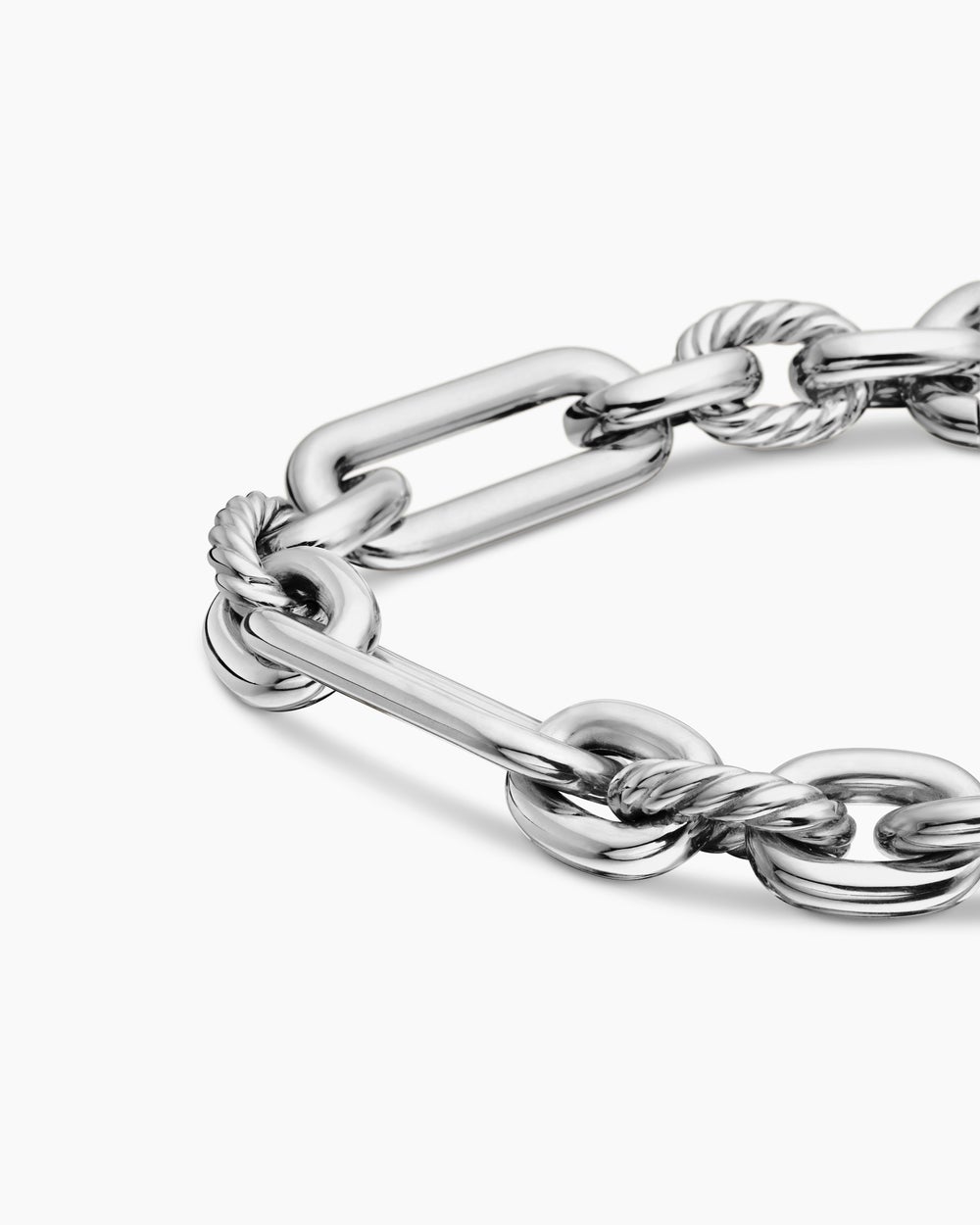 Womens Lexington Chain Bracelet in Sterling Silver, 9.8mm