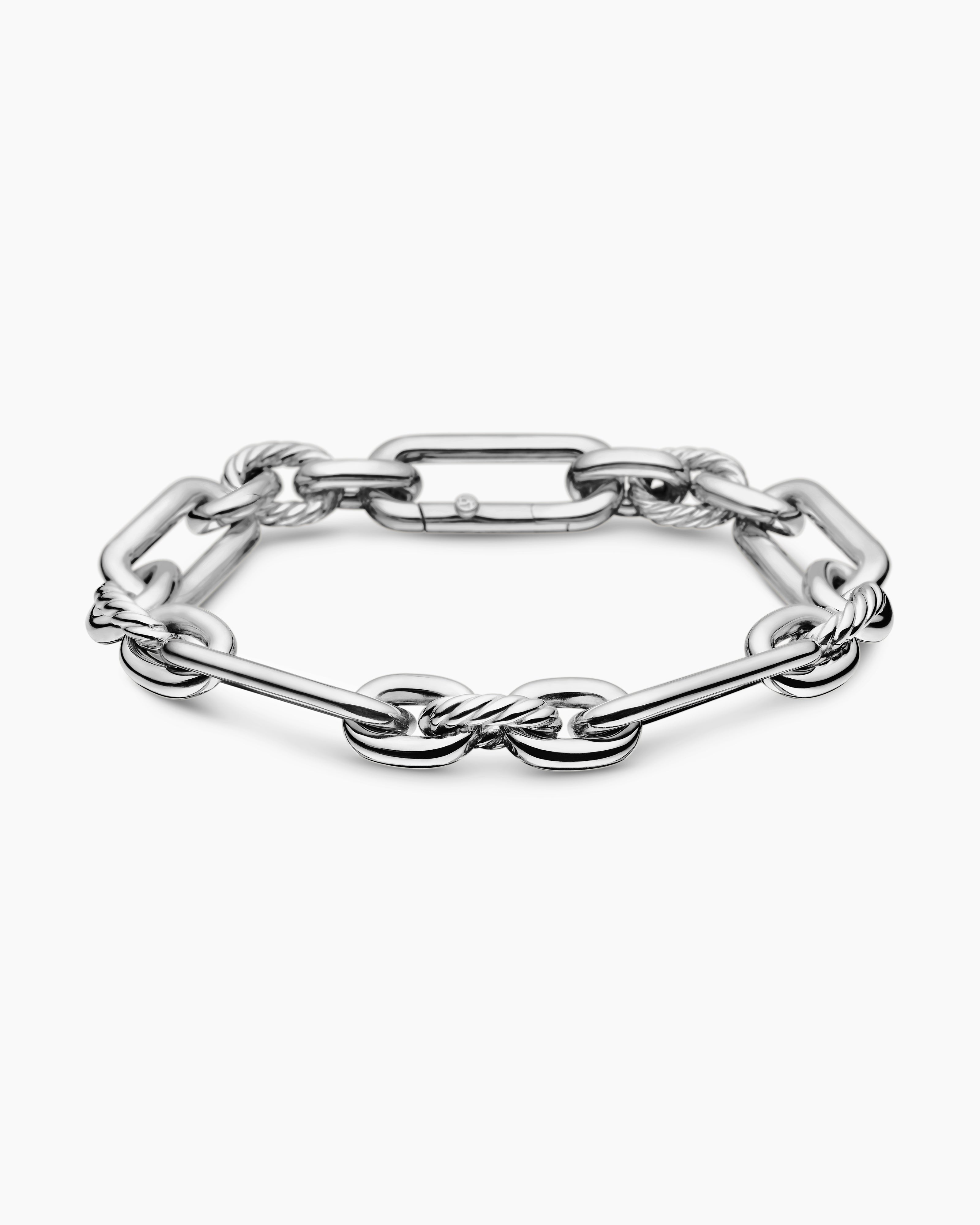 Womens Lexington Chain Bracelet in Sterling Silver, 9.8mm