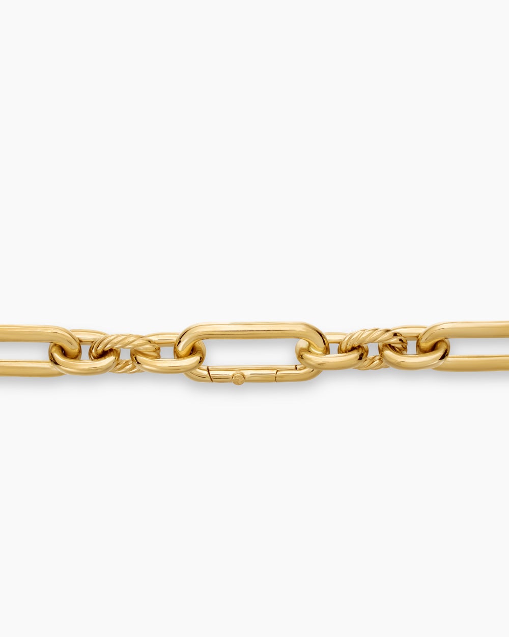 Womens Lexington Chain Necklace in 18ct Yellow Gold, 9.8mm
