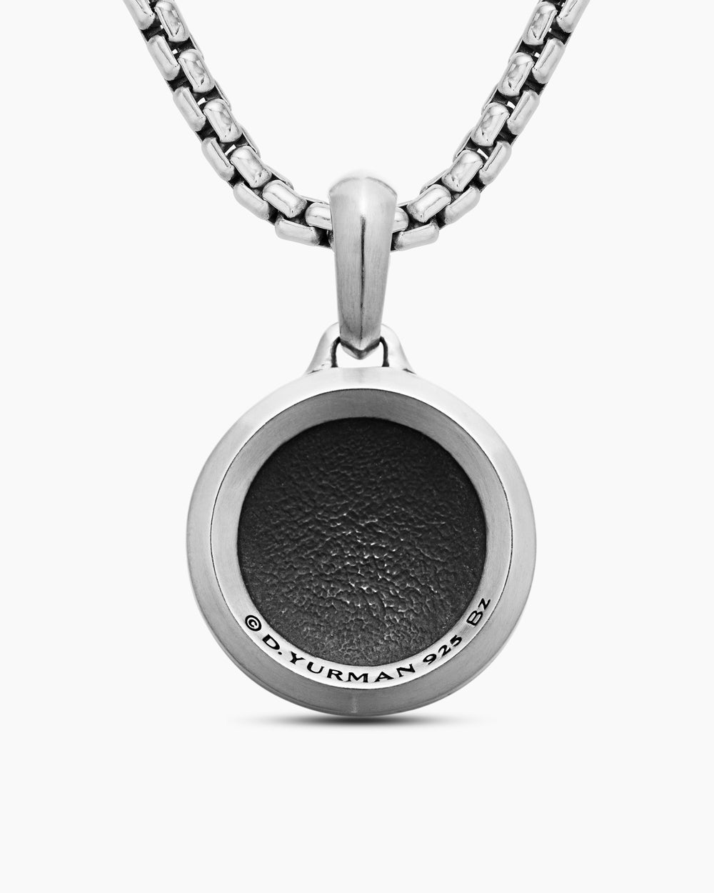 Mens Tree of Life Amulet in Sterling Silver with Bronze, 22.8mm