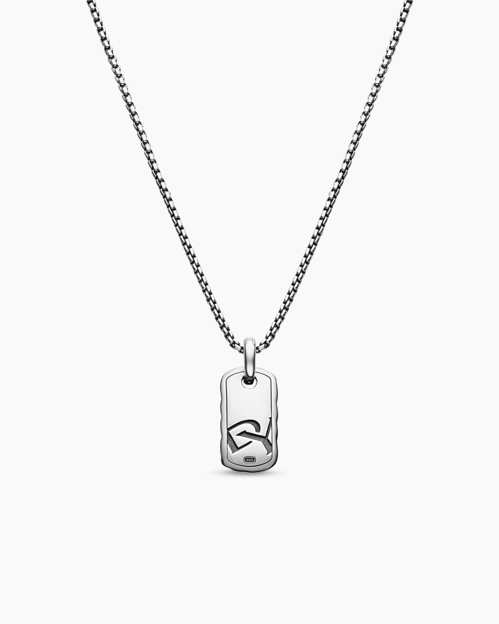 Médaille Sculpted Cable de petite taille en argent massif, 10 mm femme