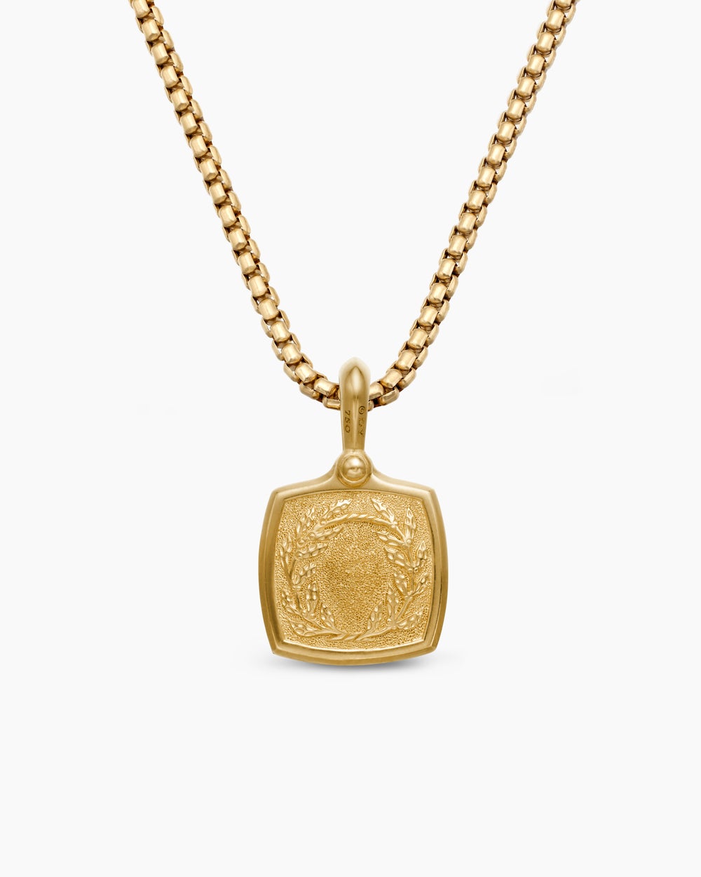 Mens Petrvs® Horse Amulet in 18K Yellow Gold, 19mm