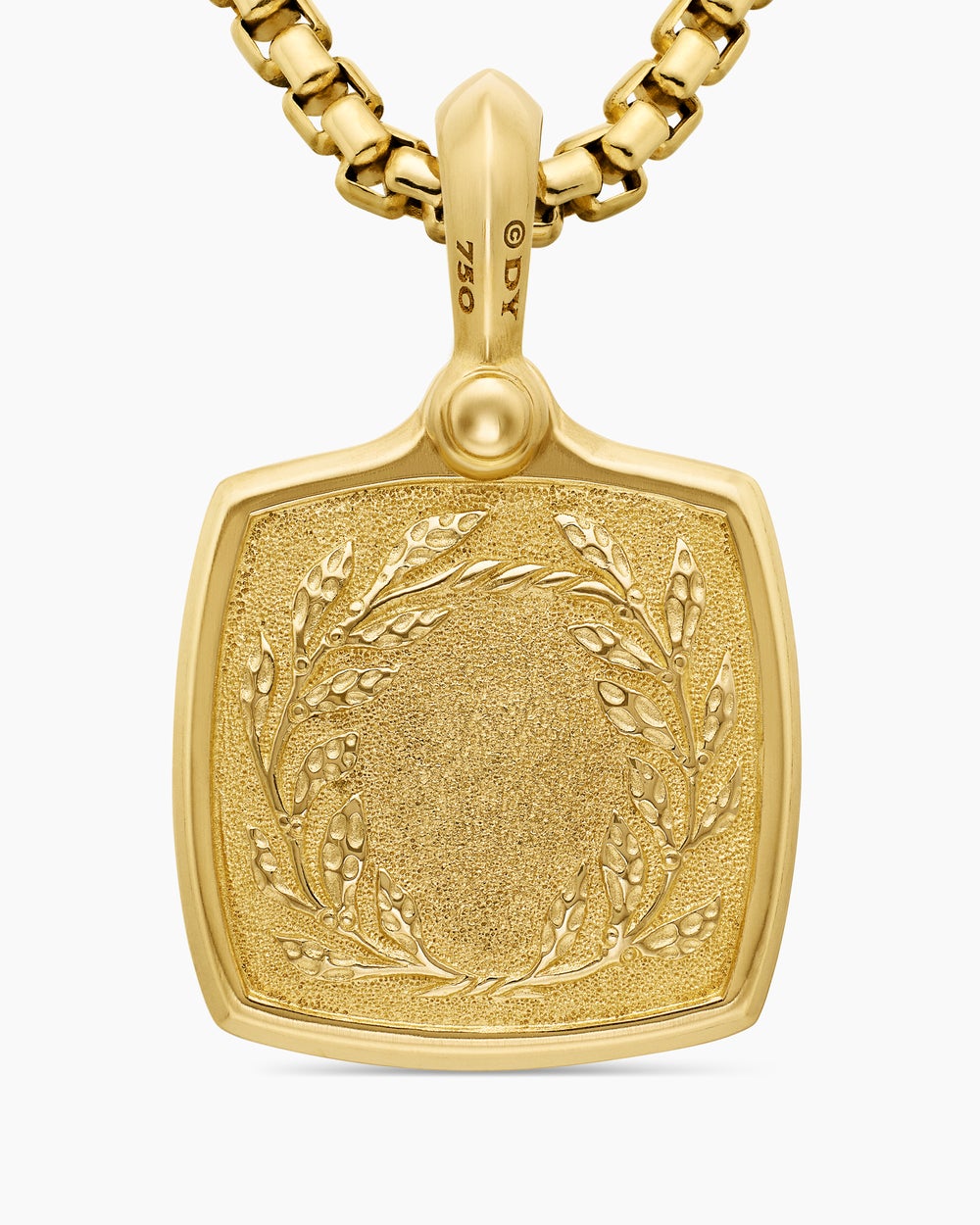 Mens Petrvs® Horse Amulet in 18K Yellow Gold, 19mm
