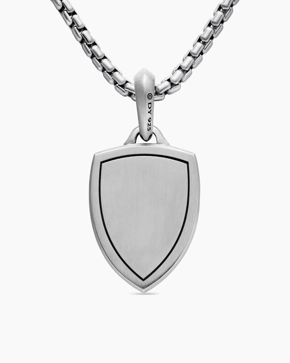 Mens St. Michael Amulet in Sterling Silver, 26mm