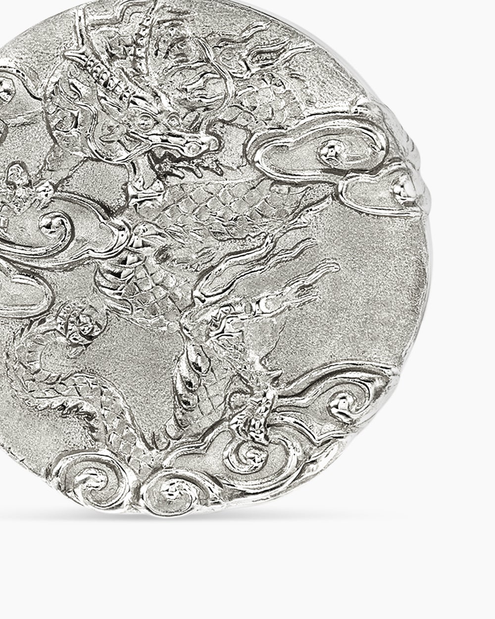 Amulette dragon en argent sterling