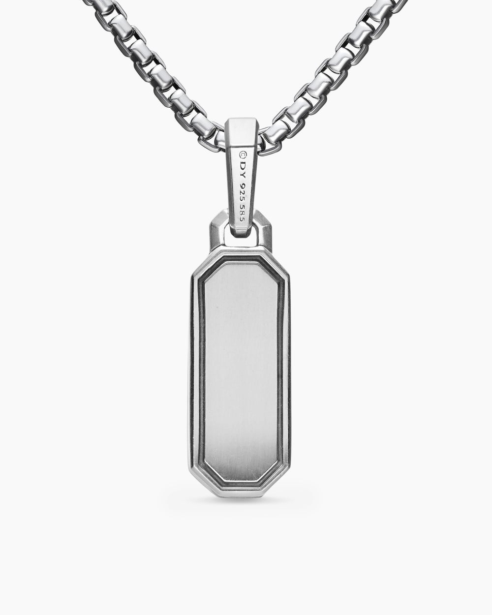 Mens Love Amulet in Sterling Silver with 14K Yellow Gold, 22mm