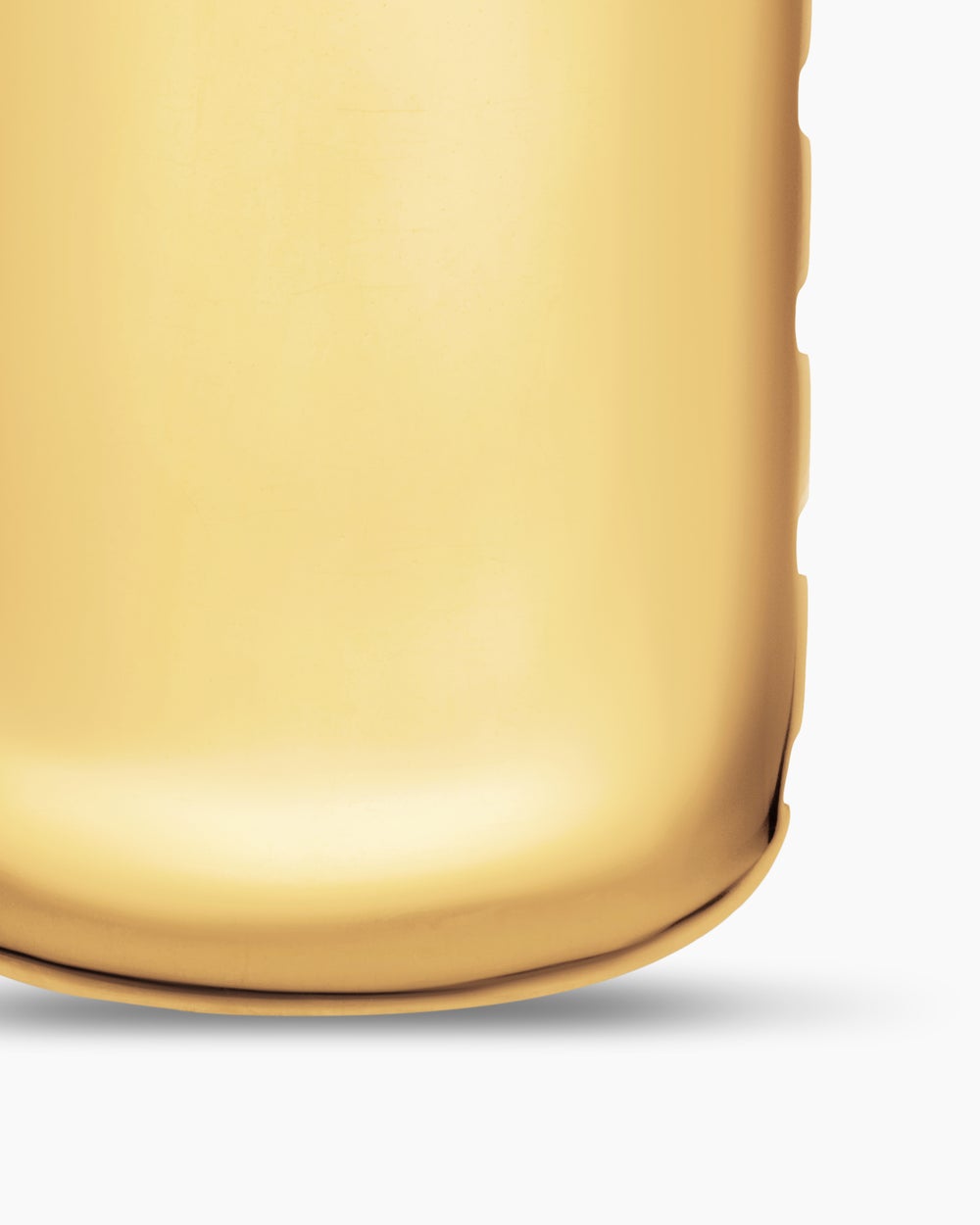 Mens Chevron Tag in 18K Yellow Gold with Nephrite Jade, 27mm
