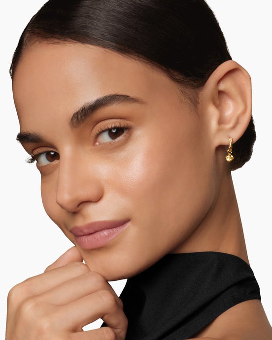 Micro Chatelaine Drop Earrings in 18K Yellow Gold, 5mm