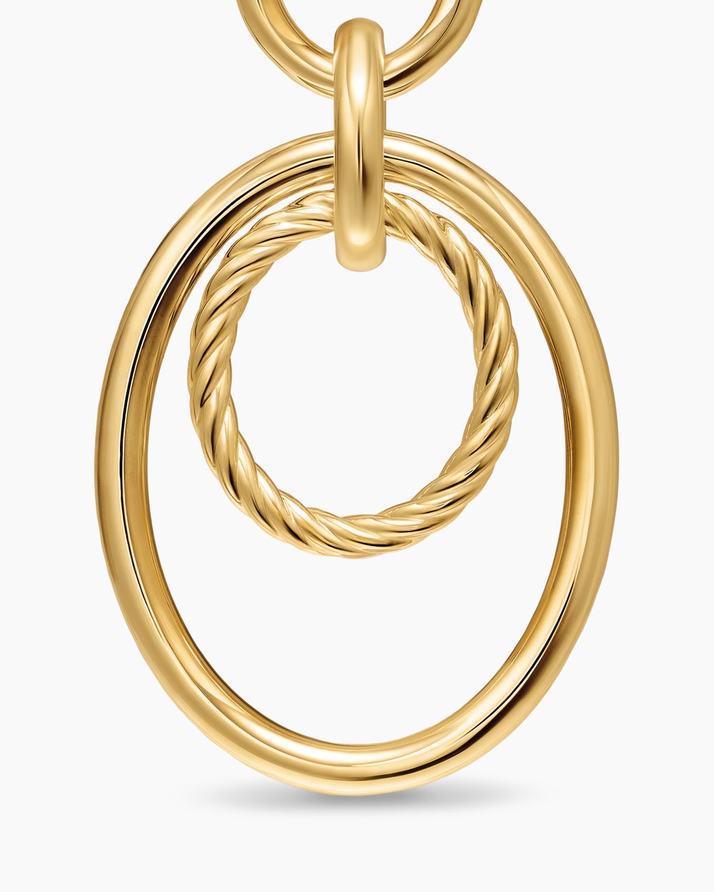 Womens DY Mercer® Mobile Drop Earrings in 18K Yellow Gold, 65.7mm