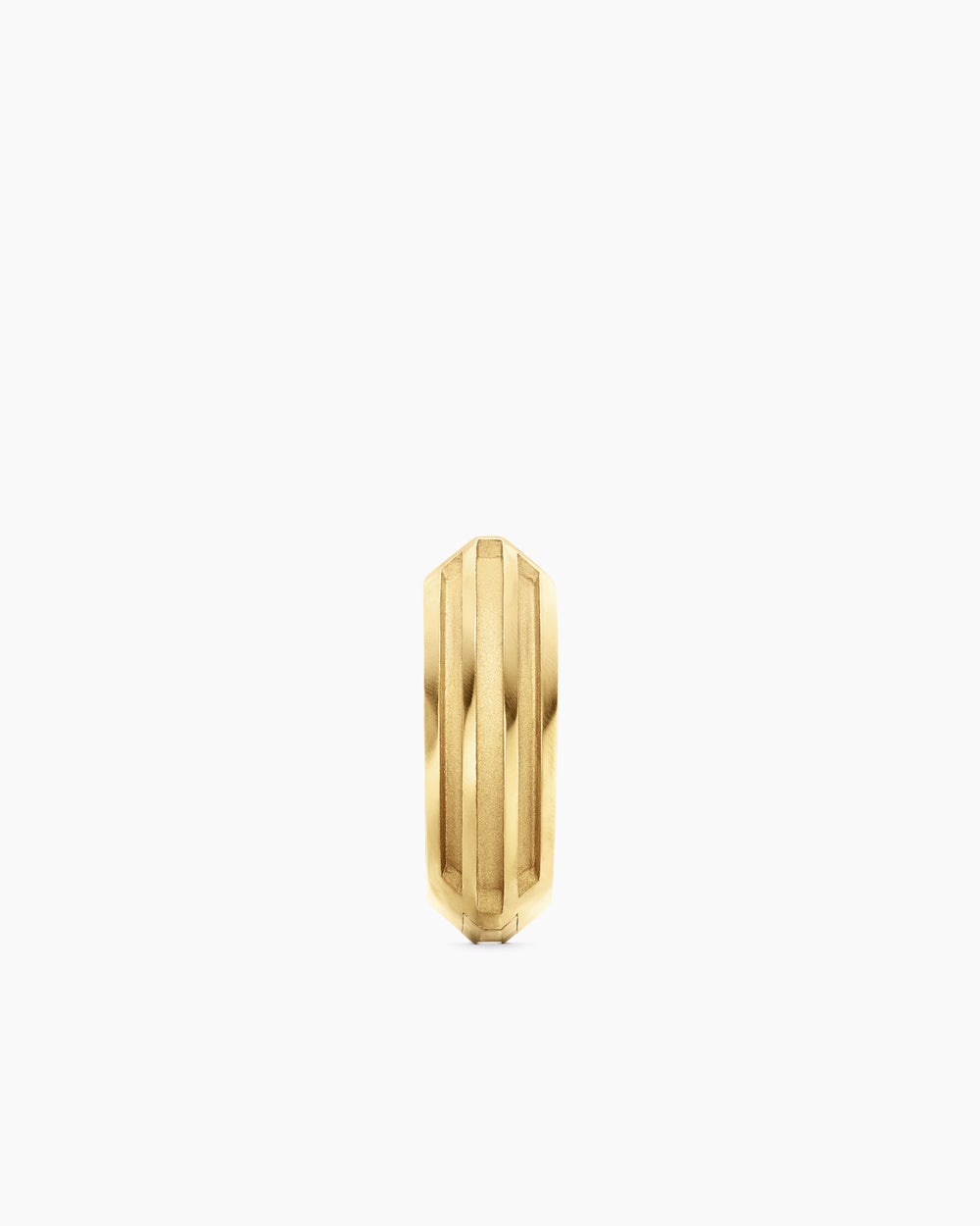 Mens Streamline® Hoop Earring in 18K Yellow Gold, 14mm