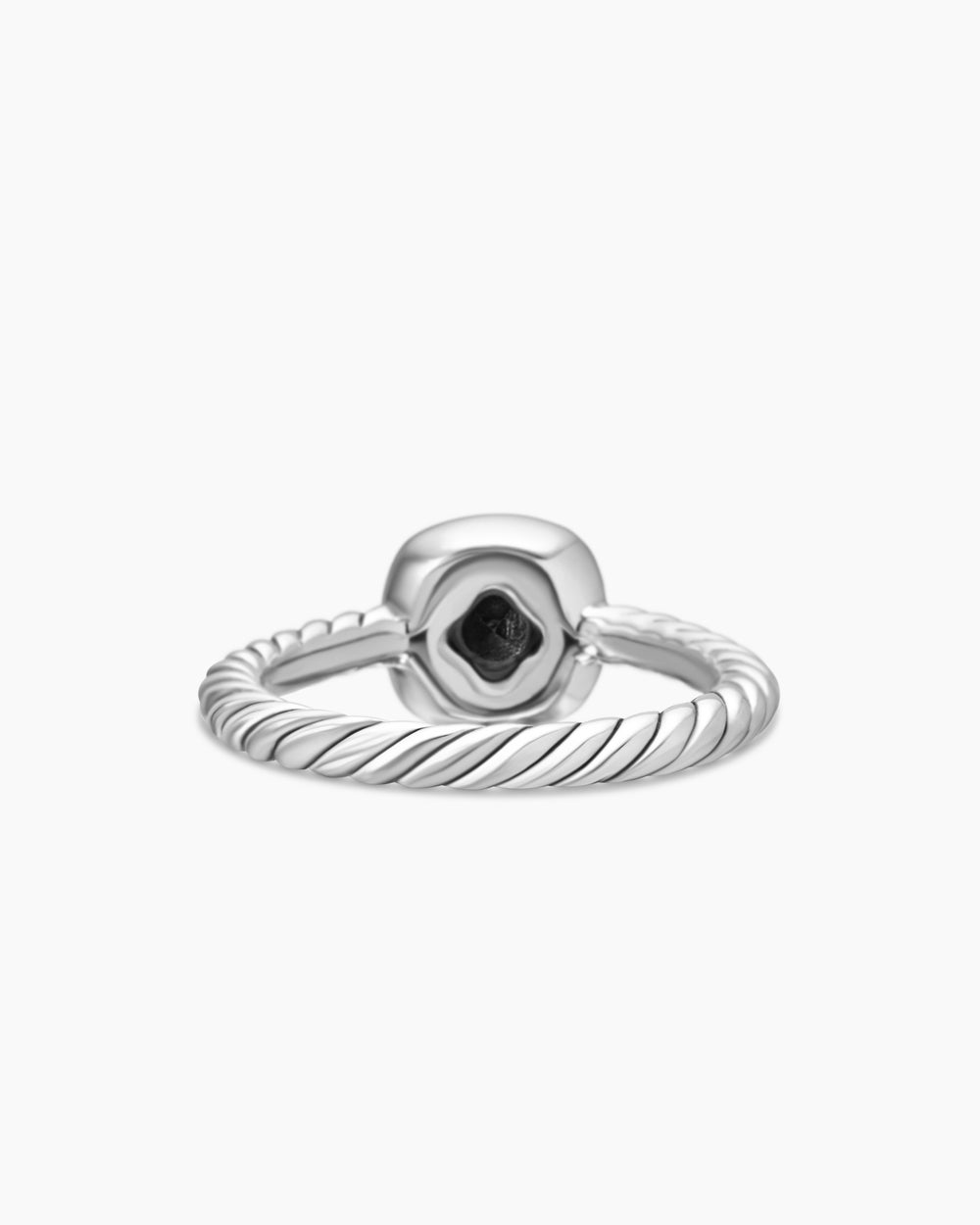 Womens Albion Teen Ring in Sterling Silver with Diamonds, 4mm