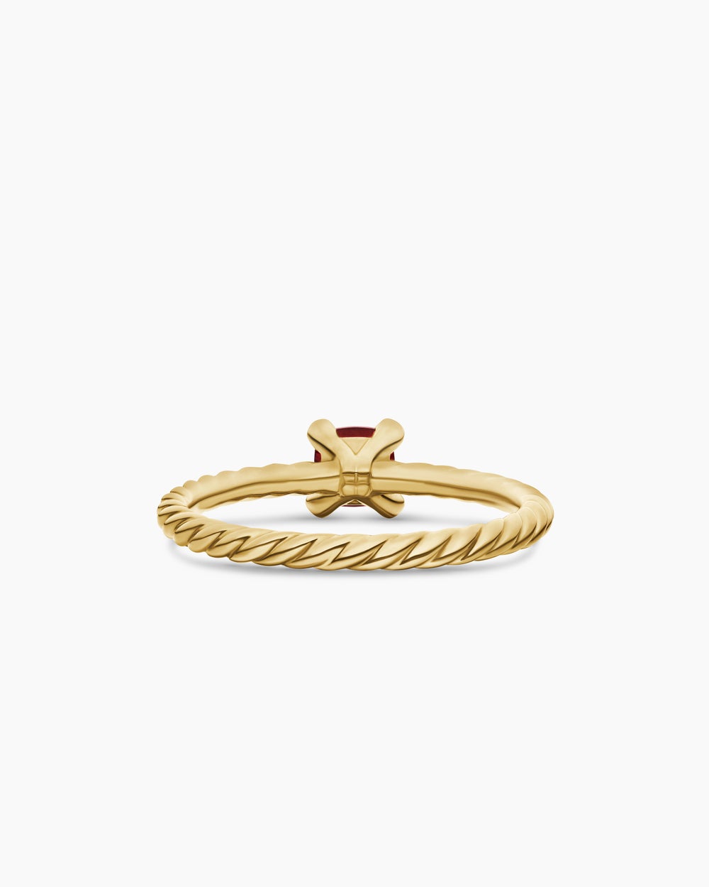 Womens Chatelaine Teen Ring in 18K Yellow Gold, 4mm