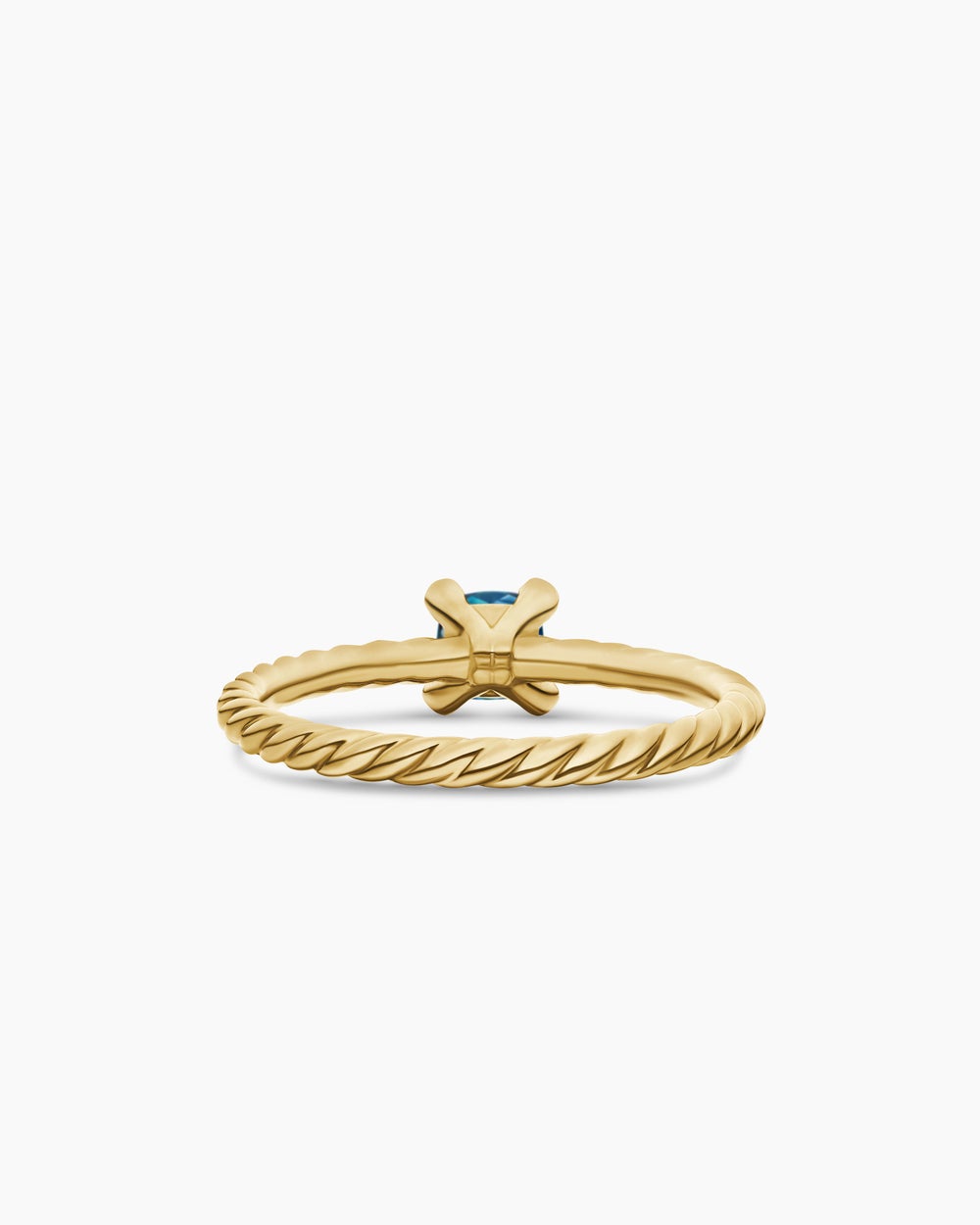 Womens Chatelaine Teen Ring in 18K Yellow Gold, 4mm