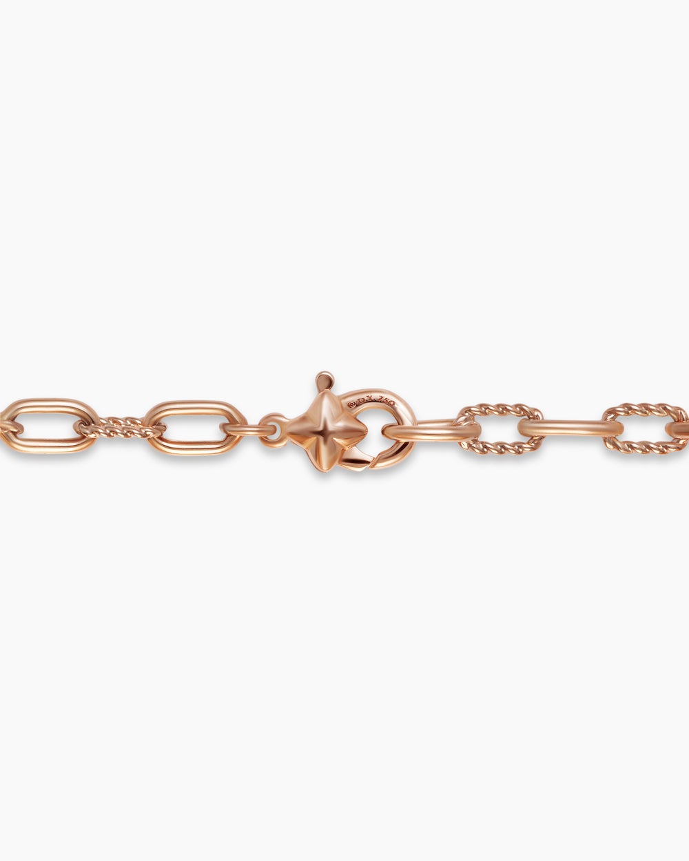 Womens DY Madison Chain Necklace in 18K Rose Gold, 3mm
