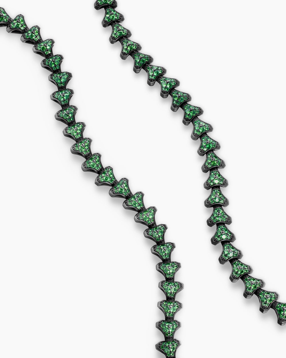 Mens Armory Necklace in Black Titanium, 9.5mm