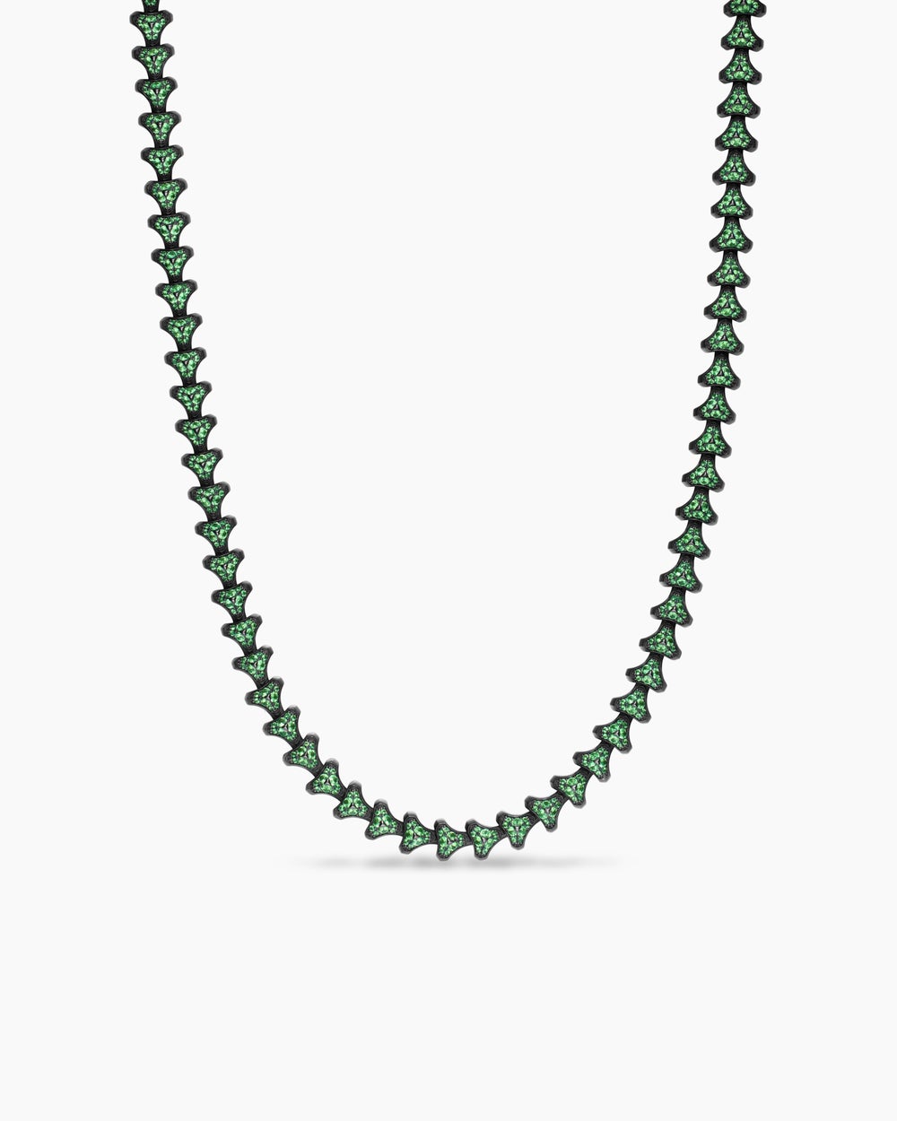 Mens Armory Necklace in Black Titanium, 9.5mm