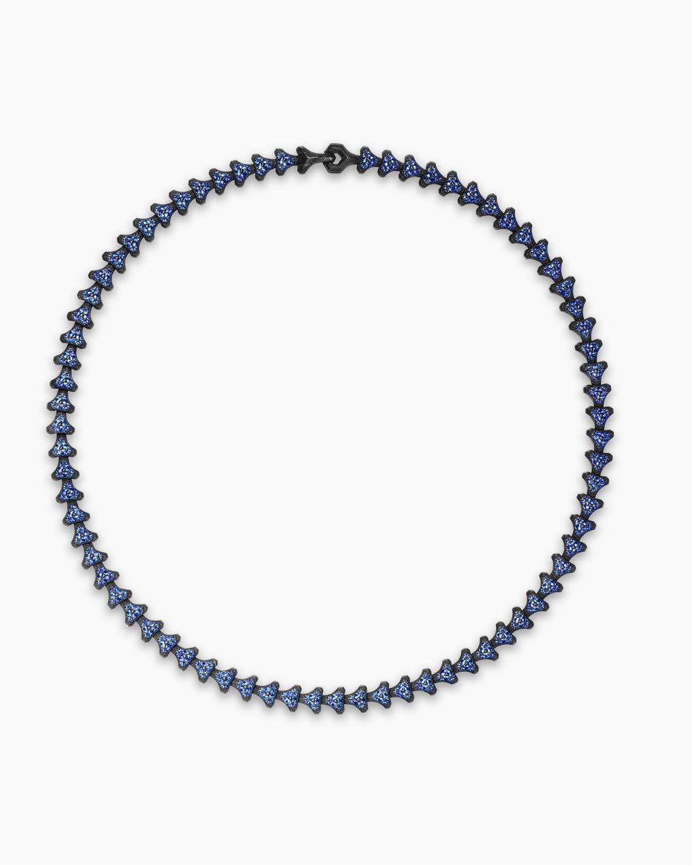 Mens Armory Necklace in Black Titanium, 9.5mm
