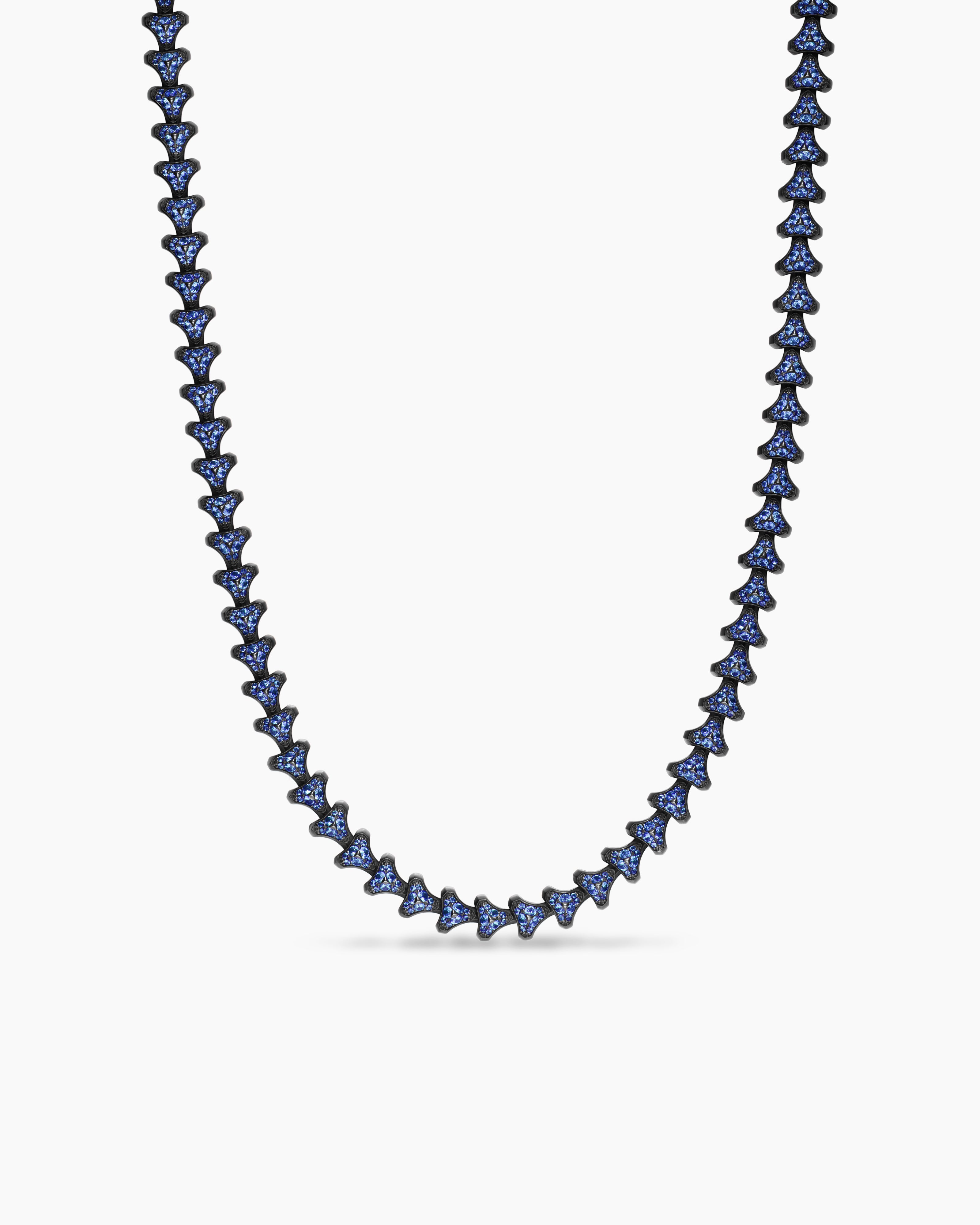 Mens Armory Necklace in Black Titanium, 9.5mm