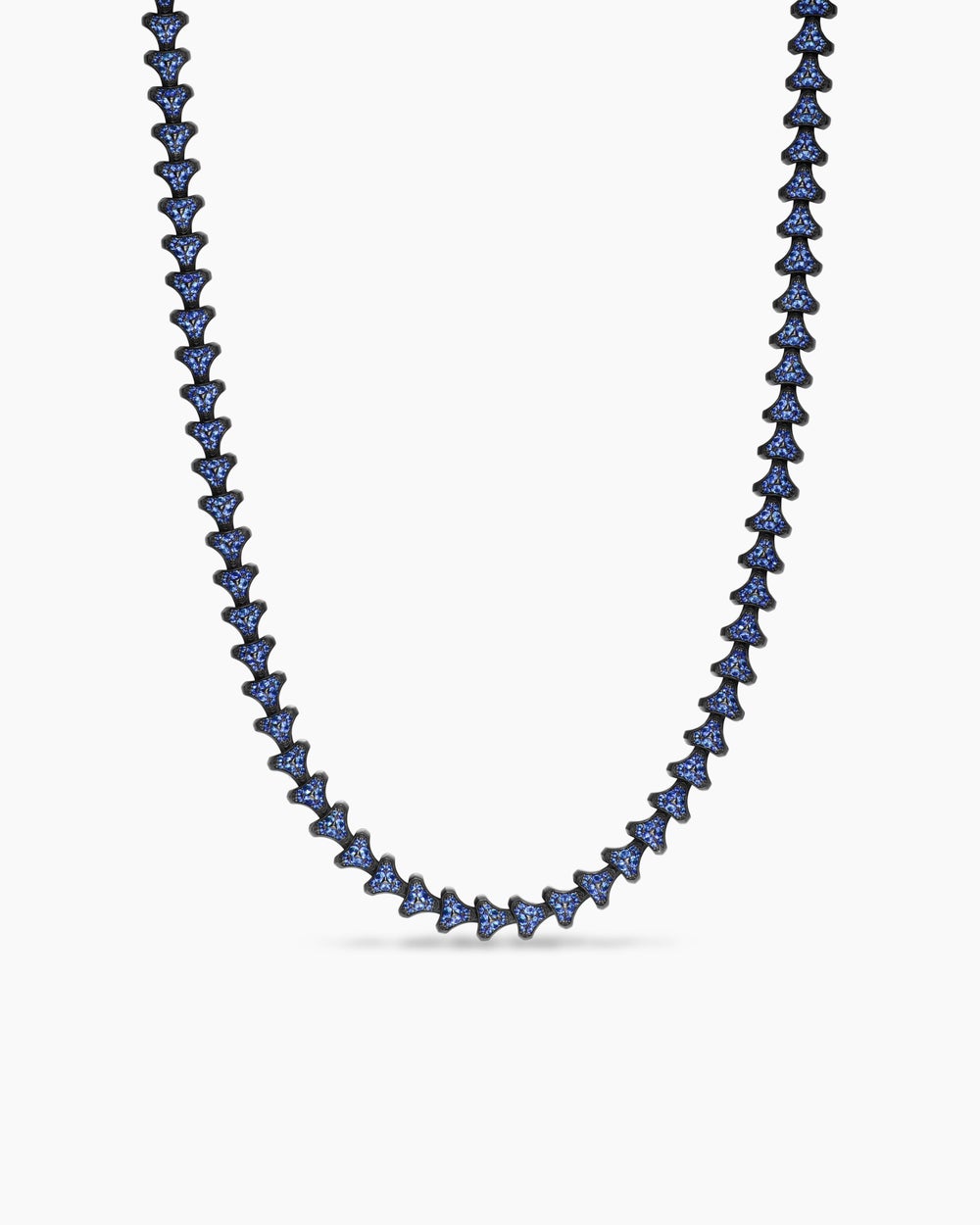 Mens Armory Necklace in Black Titanium, 9.5mm