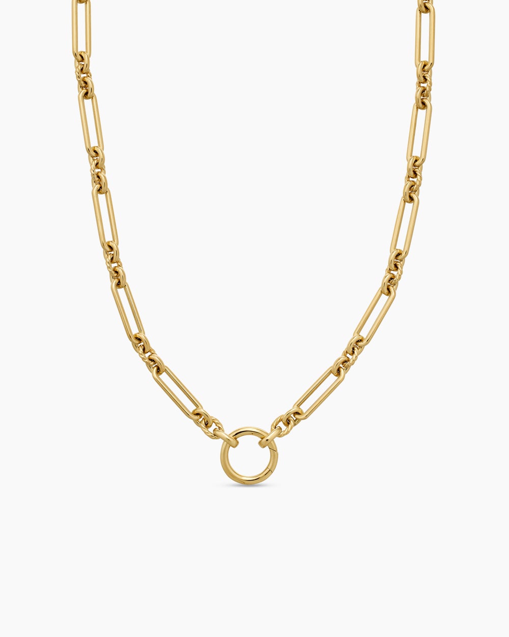 Womens Lexington Chain Necklace in 18ct Yellow Gold, 4.5mm