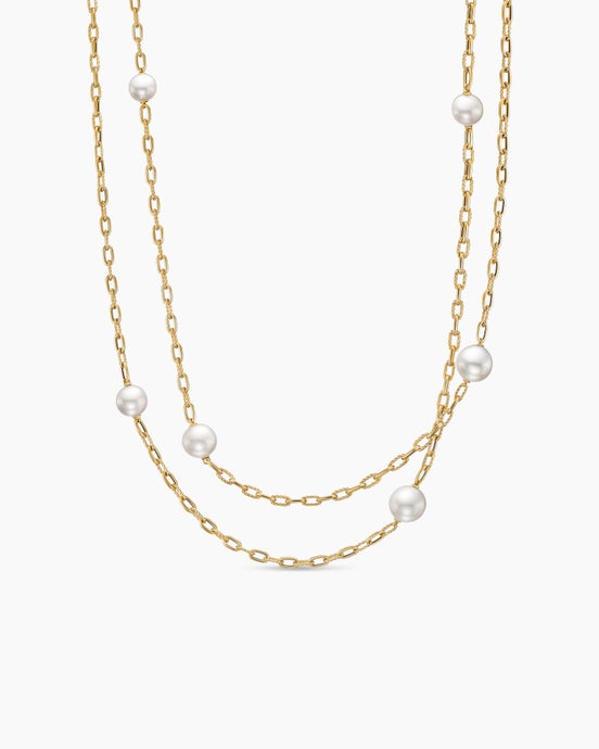 Collier de perles DY Madison® en or jaune 18 carats avec perles, 6,2 mm