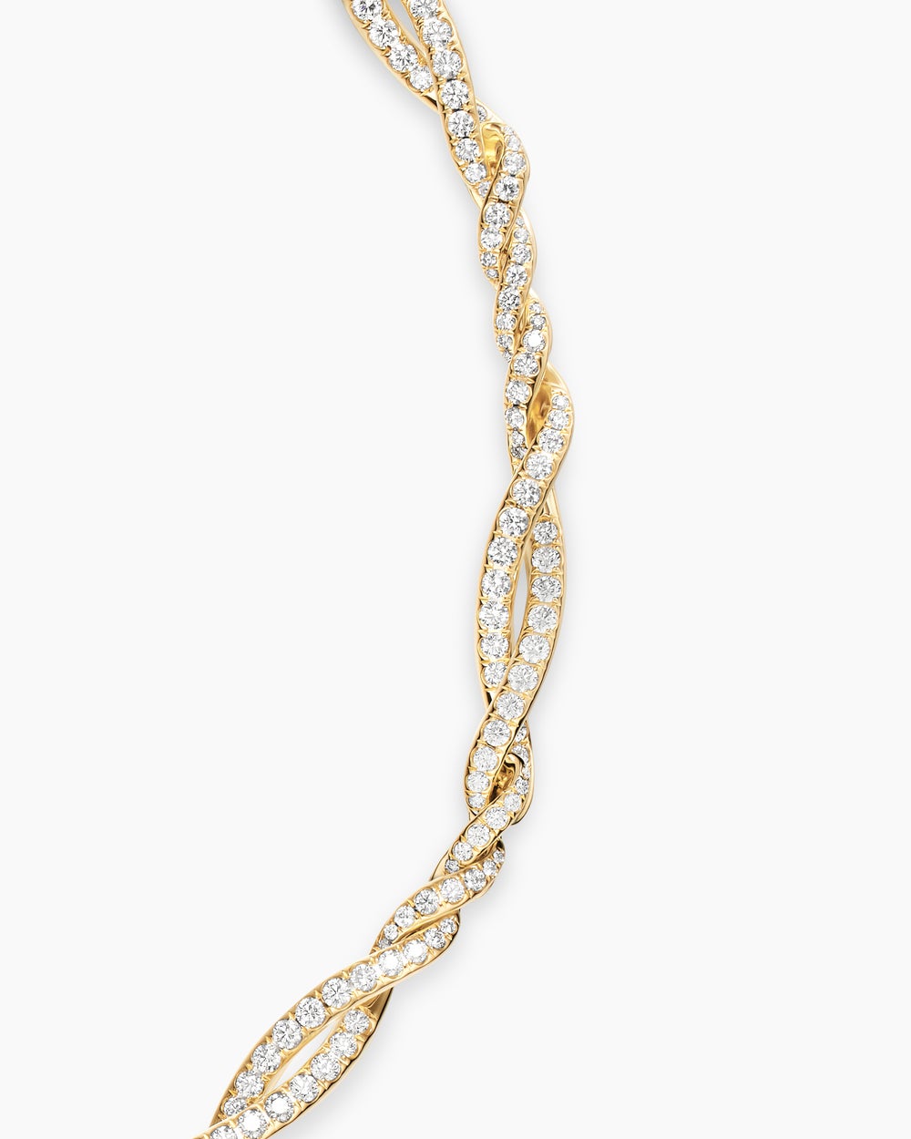 Womens Wisteria® Necklace in 18K Yellow Gold with Diamonds, 6mm
