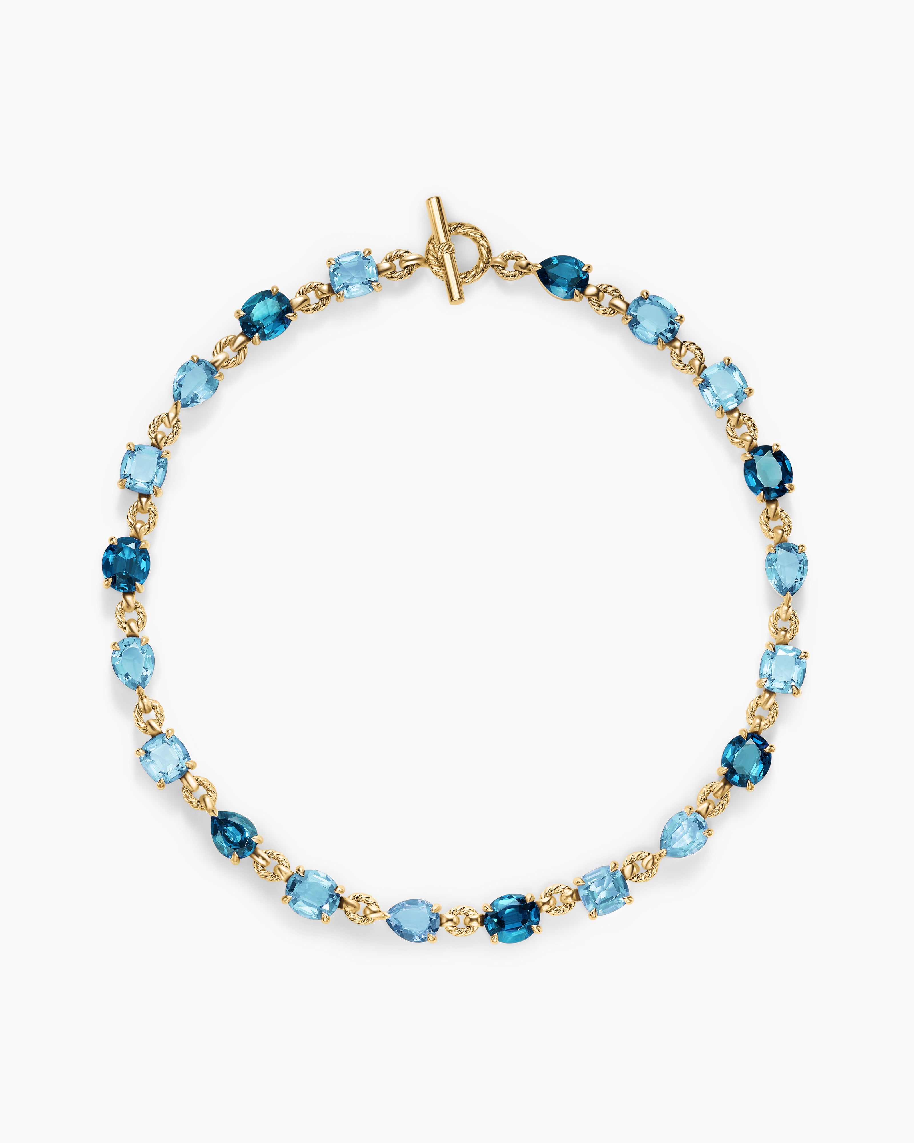 Womens Marbella Toggle Necklace in 18K Yellow Gold