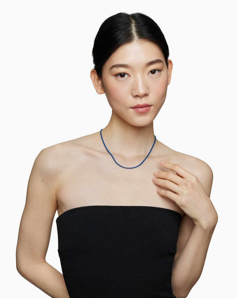 Womens DY Bel Aire Color Box Chain Necklace with 14K Yellow Gold, 2.7mm
