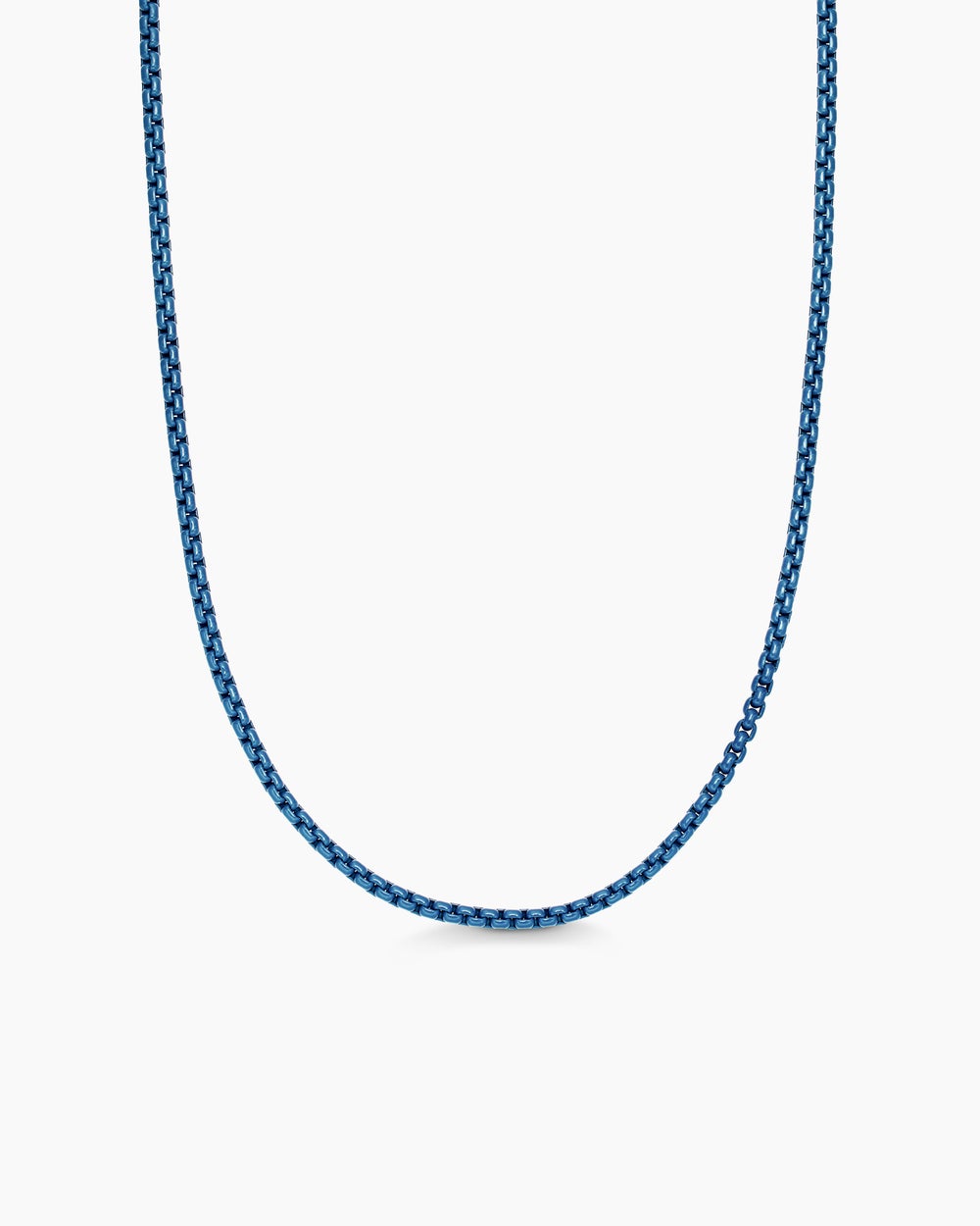 Womens DY Bel Aire Color Box Chain Necklace with 14K Yellow Gold, 2.7mm