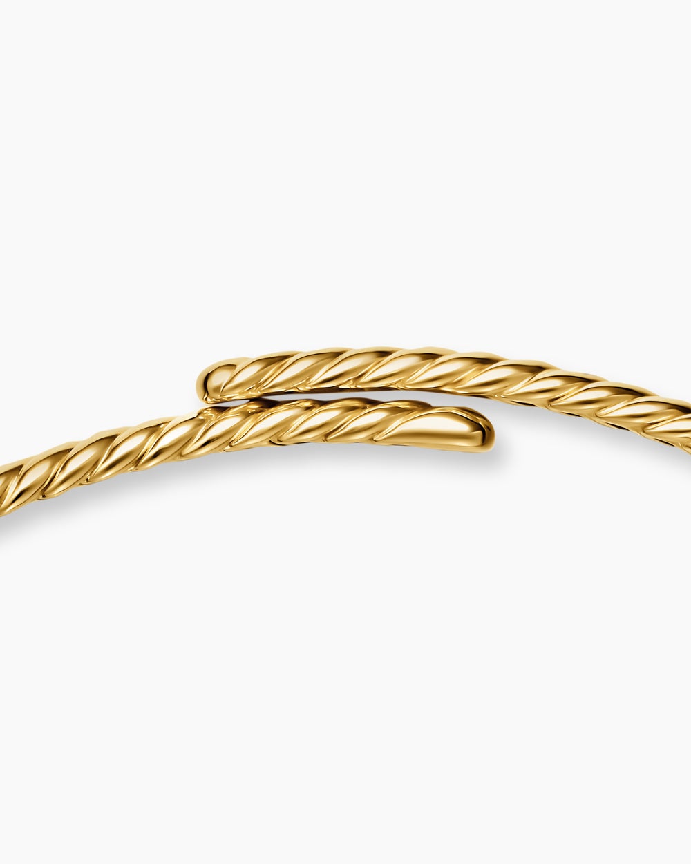 Womens Sculpted Cable Flex® Necklace in 18K Yellow Gold, 5mm