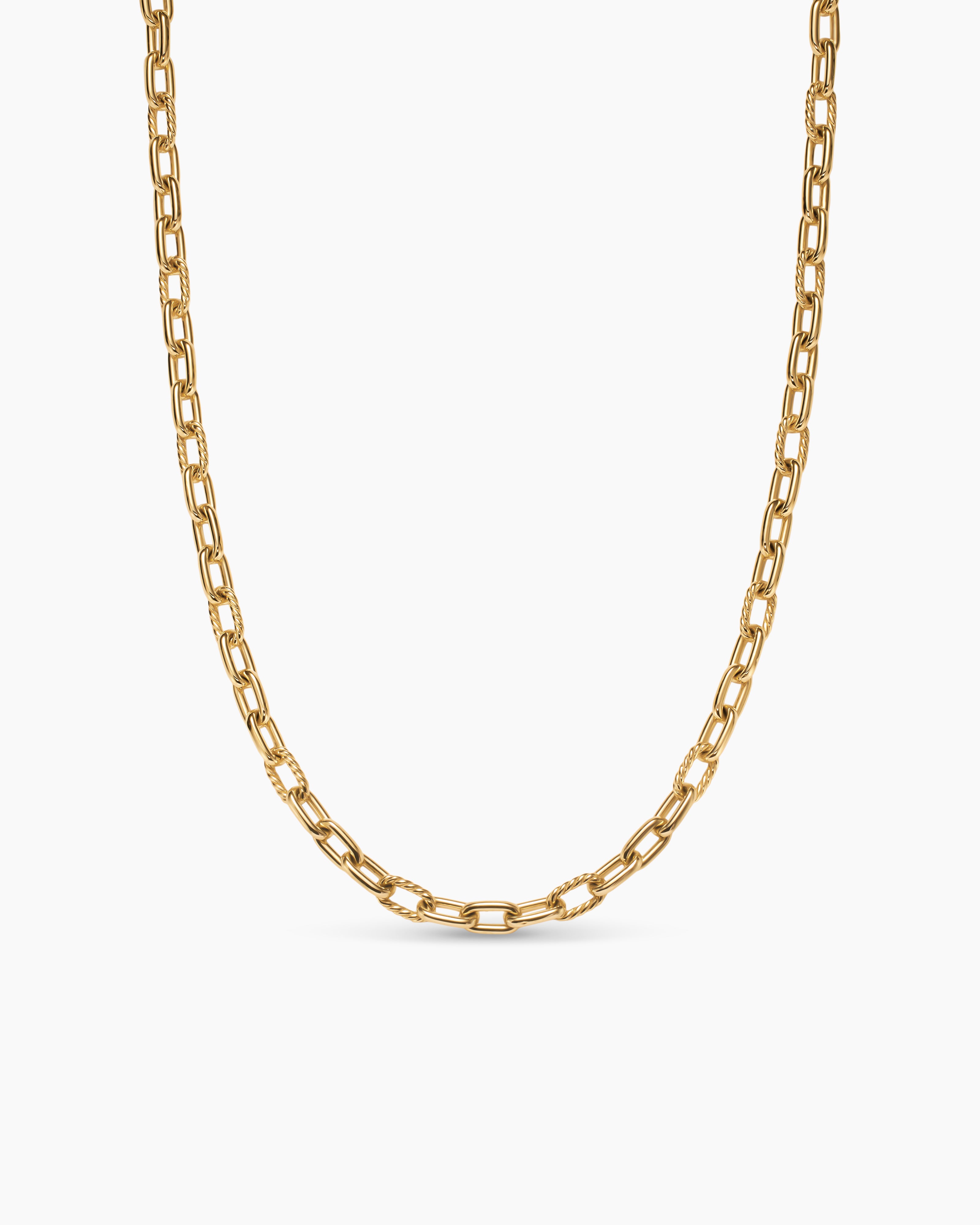Collier cha&icirc;ne DY Madison&reg; en or jaune 18 carats, 6 mm femme 