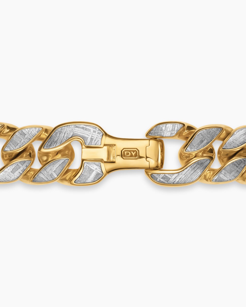 Mens Curb Chain Necklace in 18K Yellow Gold, 11.5mm