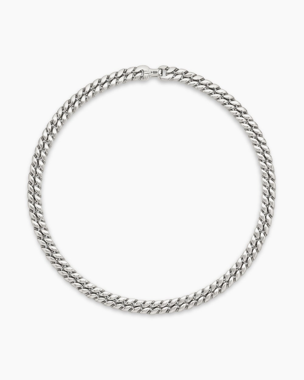 Collier Curb Chain en argent sterling, 11,5 mm