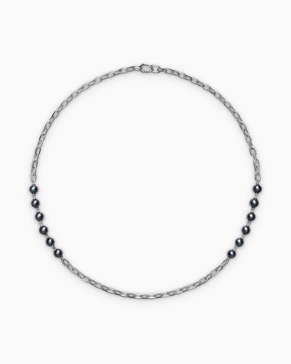 Mens DY Madison Chain Necklace in Sterling Silver, 6mm