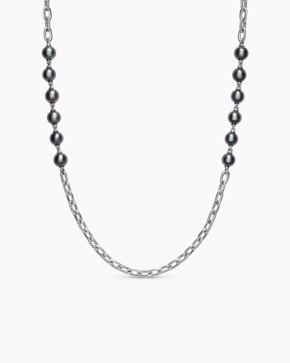Mens DY Madison Chain Necklace in Sterling Silver, 6mm