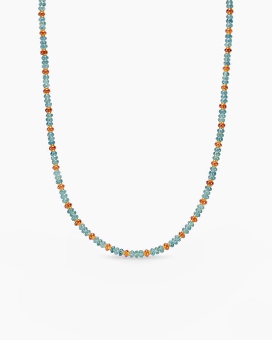 Spiritual Beads Necklace in 18K Yellow Gold, 4mm
