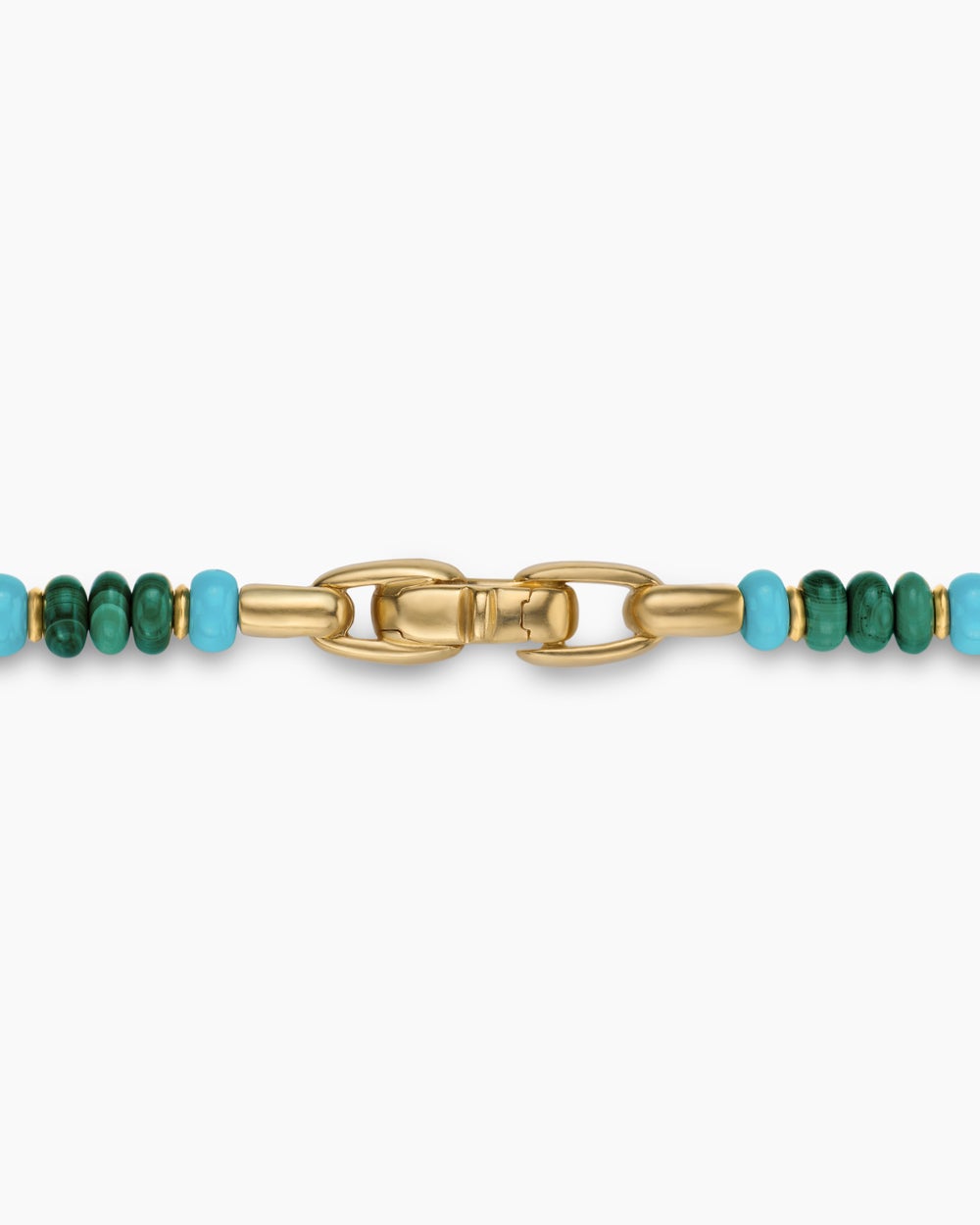 Mens Spiritual Beads Necklace in 18K Yellow Gold, 4mm
