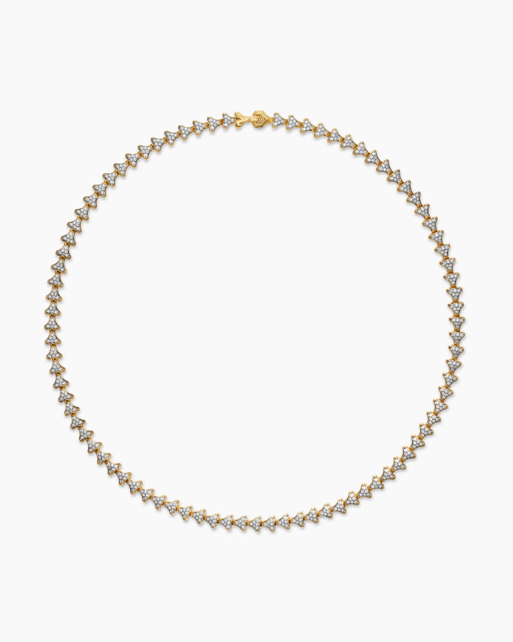 Mens Armory Necklace in 18K Yellow Gold, 7.5mm