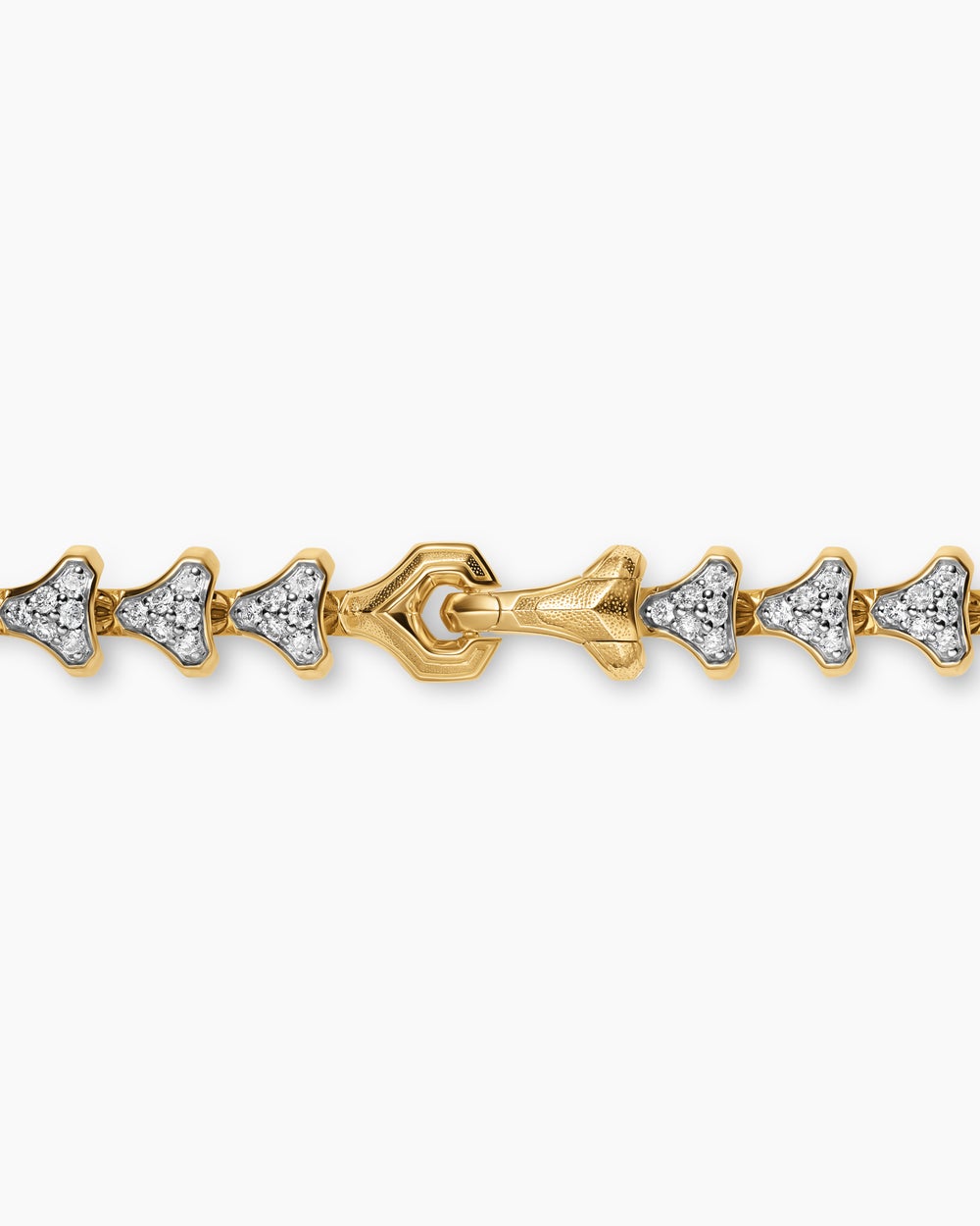 Mens Armory Necklace in 18K Yellow Gold, 7.5mm
