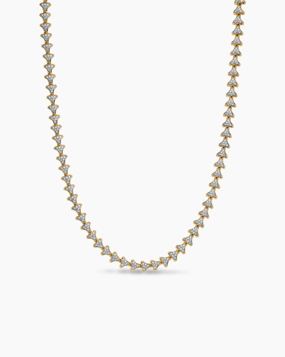 Mens Armory Necklace in 18K Yellow Gold, 7.5mm